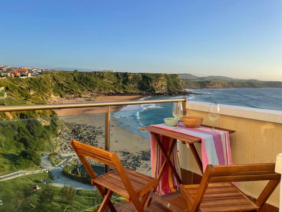 Apartamento Sunset Con Vistas Playa De Los Locos Suances Esterno foto